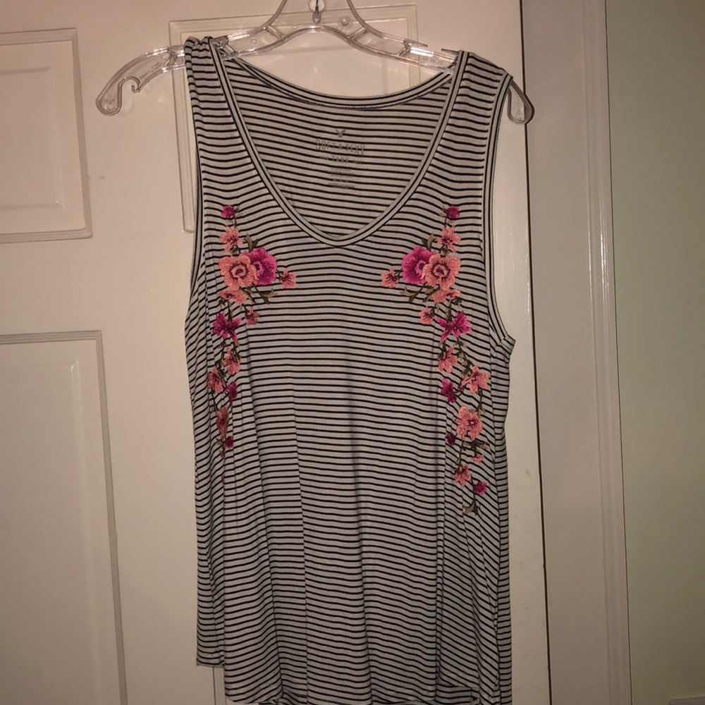 American Eagle Embroidered Tank